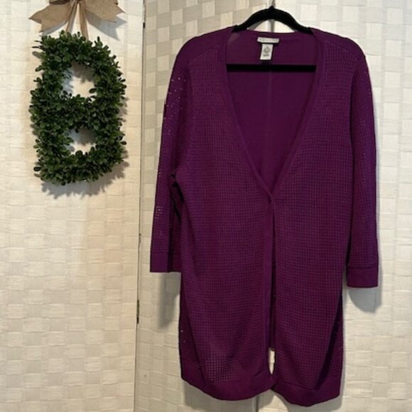 Catherine's Lightweight Fuschia Sweater - Picture 1 of 7